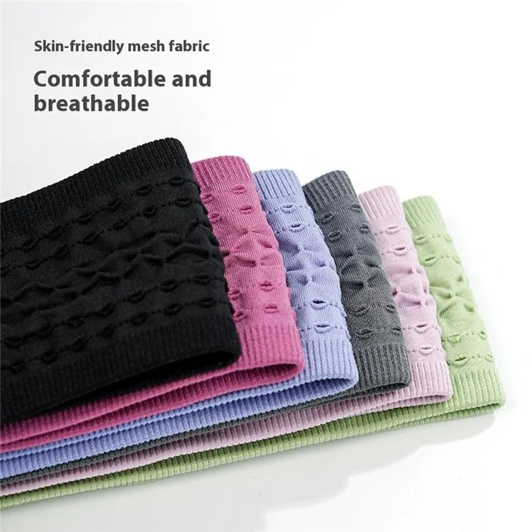 SK025 Sports Headband Yoga Running Basketball Cycling Sweat Wicking Quick Dry Hairband - Grey