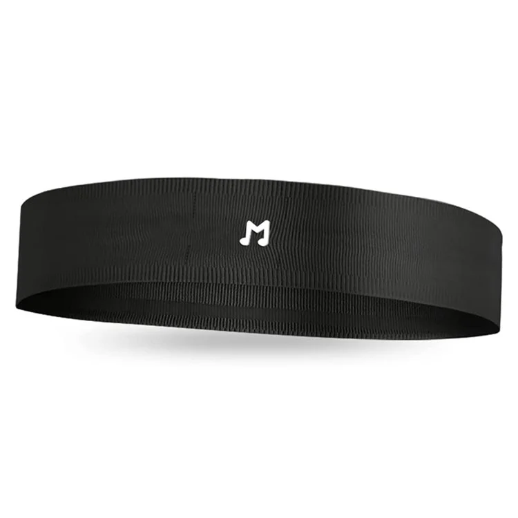HF055 Bone Conduction Bluetooth Sports Headband Sleep Headphones Wireless Sports Head Band Headsets Speakers for Workout, Jogging, Yoga - Black