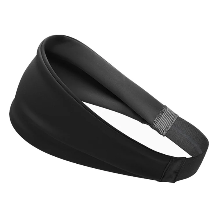 C30 Sports Yoga Sudoroso Absorbente Elástico Sudor Banda Elástica Diadema Yoga Gimnasio Entrenamiento Envolver el Pelo - Negro