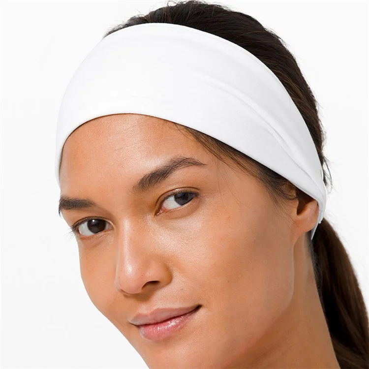C30 Sports Yoga Sudoroso Absorbente Elástico Sudor Banda Elástica Diadema Yoga Gimnasio Entrenamiento Envolver el Pelo - Negro