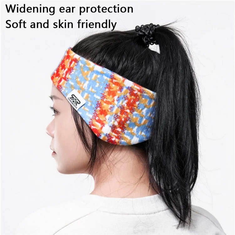 SHINEMEOTH Men Women Winter Sports Headband Ear Warmer Stretchy Yoga Hair Band - SH-8FE009-03