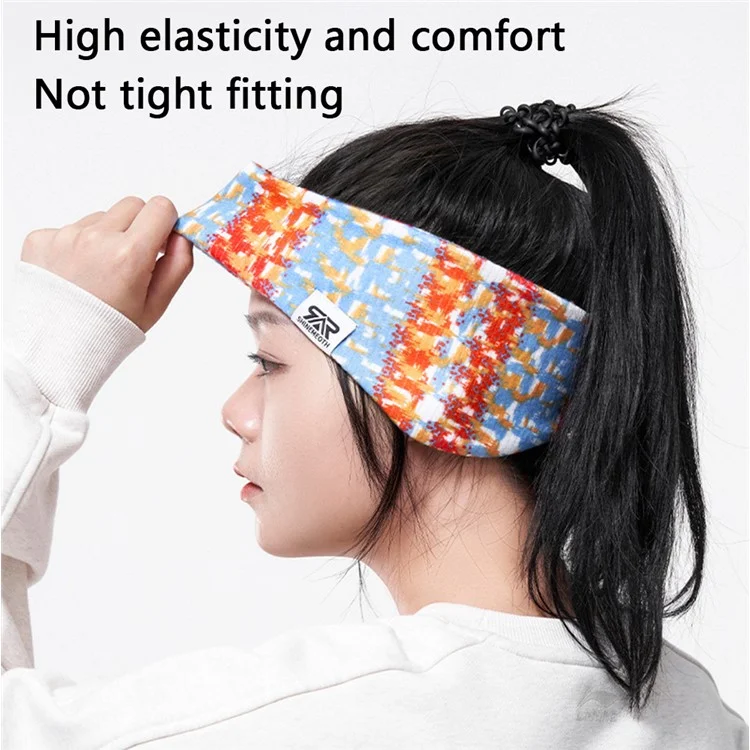 SHINEMEOTH Men Women Winter Sports Headband Ear Warmer Stretchy Yoga Hair Band - SH-8FE009-03