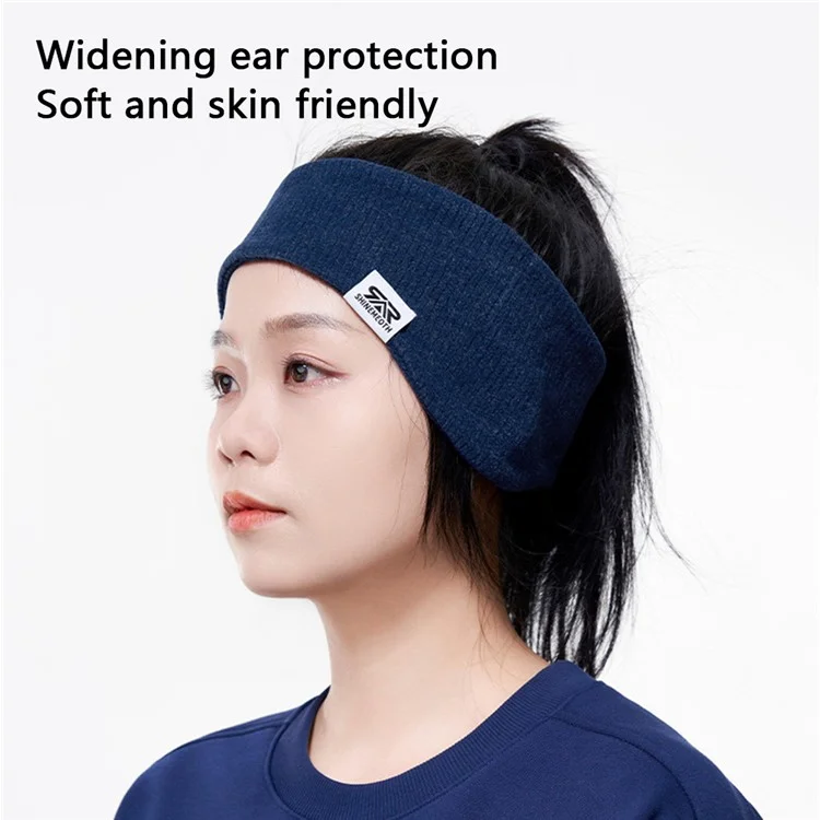 SHINEMEOTH Banda Deportiva Cortavientos para Hombres y Mujeres en Invierno, Cubrecabezas de Oreja Estirado, Banda para el Cabello Yoga - SH-8FE006-05