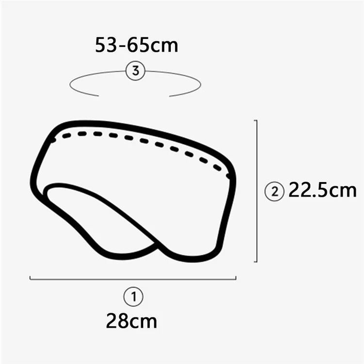 SHINEMEOTH Banda Deportiva Cortavientos para Hombres y Mujeres en Invierno, Cubrecabezas de Oreja Estirado, Banda para el Cabello Yoga - SH-8FE006-05