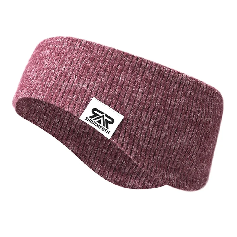 SHINEMEOTH Faixa de Cabelo Esportiva à Prova de Vento Inverno para Homens e Mulheres, Aquecedor de Orelha Elástico Yoga - SH-8FE006-04