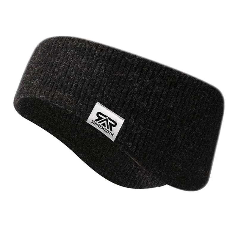 SHINEMEOTH Faixa de Cabeça Esportiva à Prova de Vento, Homens Mulheres Inverno Aquecedor de Orelha Elástico Yoga Faixa de Cabelo - SH-8FE006-06