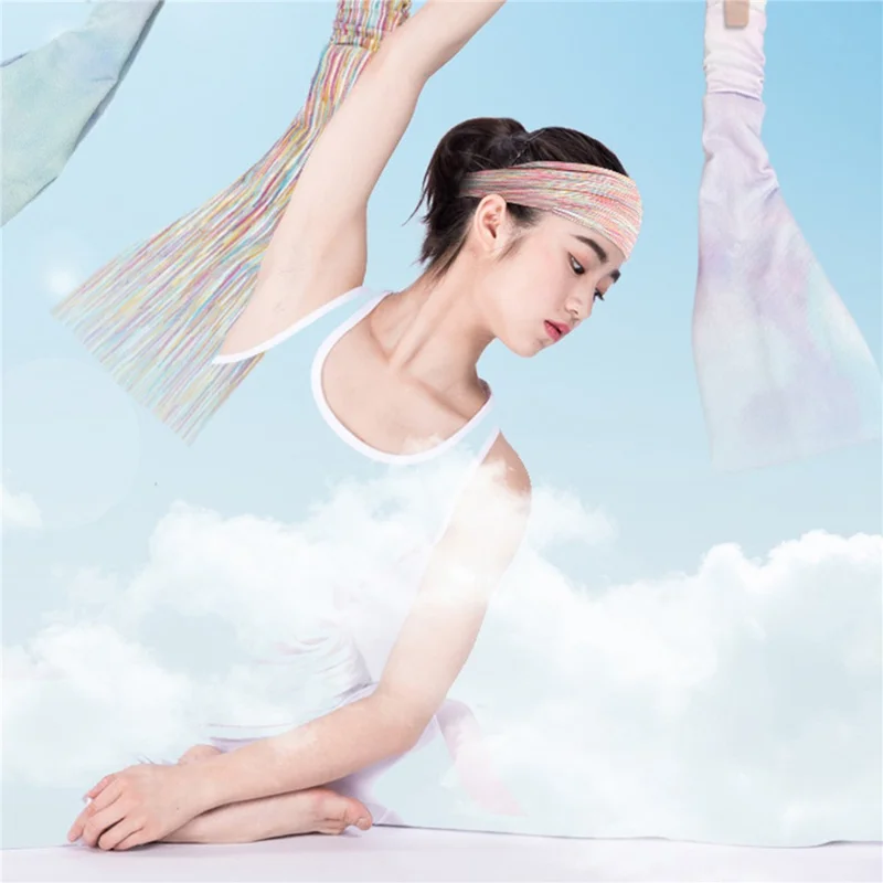 Stylish Sports Headband Elastic Sweat Absorbent Yoga Running Fitness Hair Band, 23x8cm -  G52-01