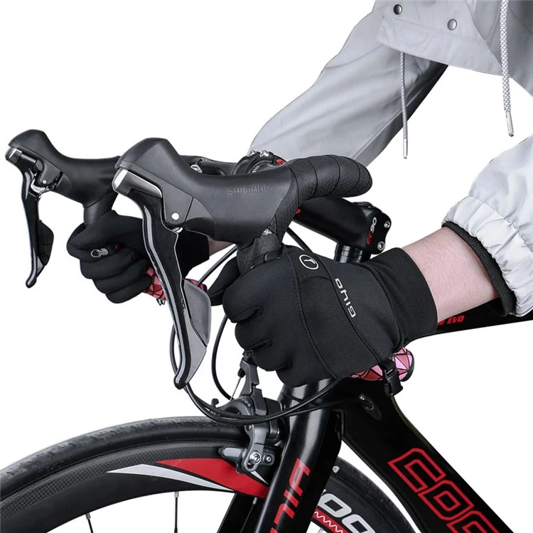 GIYO S-13 1 Pair Polyester Full Finger  MTB Cycling Gloves Touchscreen Hand Gloves - Size: S