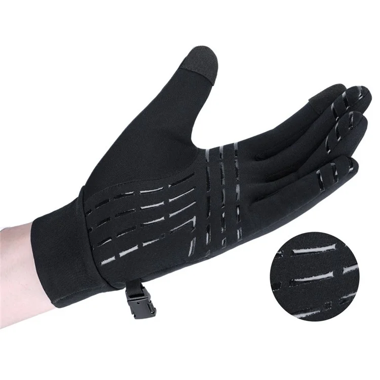GIYO S-13 1 Pair Polyester Full Finger  MTB Cycling Gloves Touchscreen Hand Gloves - Size: S