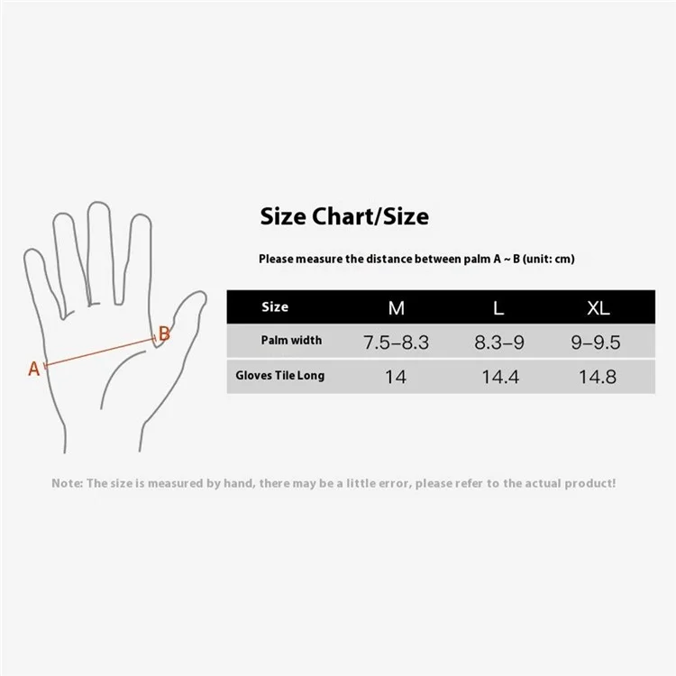 VILICO A0070 1 Pair Half Finger Cycling Gloves Microfiber Touch Screen Hand Gloves - Red / M