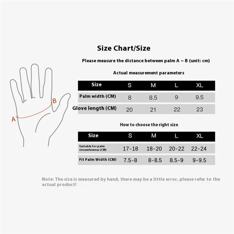 KYNCILOR A0026 1 Pair Breathable Cycling Gloves Shock-Absorbed Gym Hand Gloves with Touch Screen Function - Blue / S