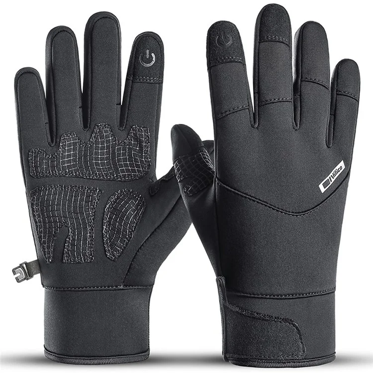 VILICO A0098 1 Pair Winter Thermal Cycling Gloves Waterproof Skiing Touch Screen Hand Gloves - S