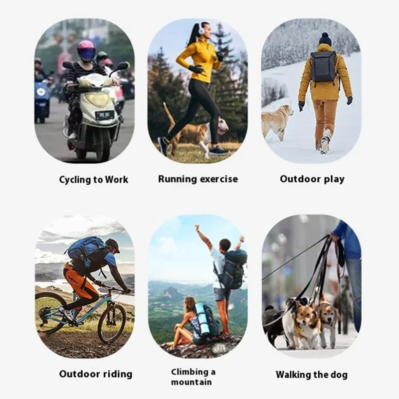 KYNCILOR A0025 1 Pair Shock-Absorbed Cycling Gloves Full Finger Hand Gloves with Touch Screen Function - Black / L