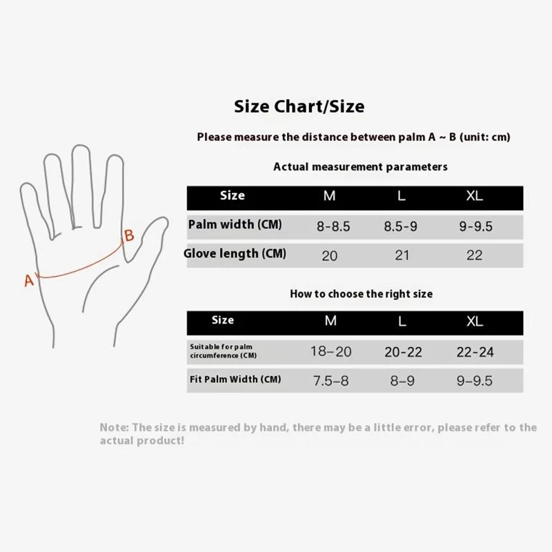 KYNCILOR A0025 1 Pair Shock-Absorbed Cycling Gloves Full Finger Hand Gloves with Touch Screen Function - Black / L