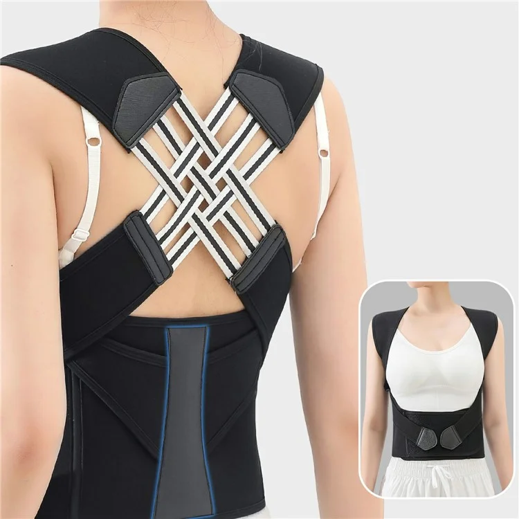 AB149 Back Posture Corrector Brace for Men Women Elastic Back Posture Correction Belt - XXL