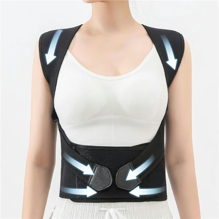 AB149 Back Posture Corrector Brace for Men Women Elastic Back Posture Correction Belt - XXL