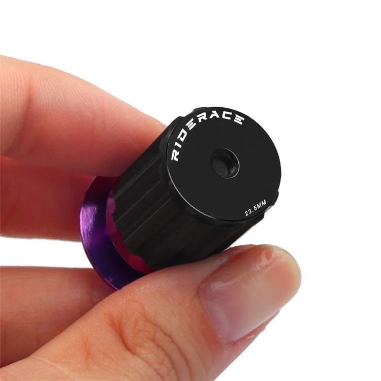 RIDERACE RR9351 2Pcs 18-20mm Handlebar End Plugs Road Bike Handle Bar End Cap Expansion Plugs - Multi-Color