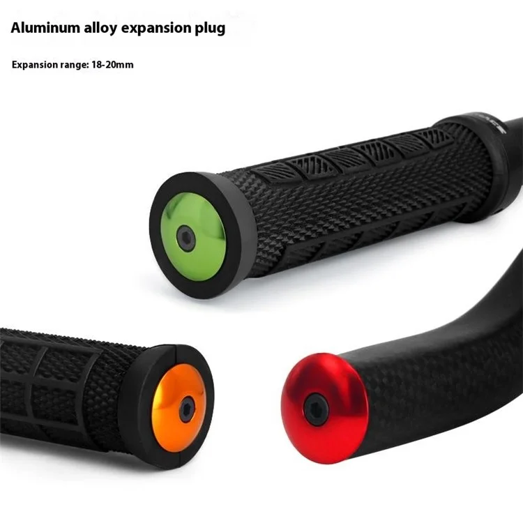 RIDERACE RR9351 2Pcs 18-20mm Handlebar End Plugs Road Bike Handle Bar End Cap Expansion Plugs - Multi-Color