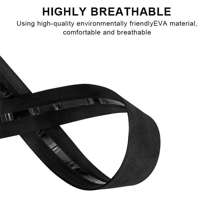 RIDERACE RN1809 2Pcs Shock Absorption EVA Bicycle Handlebar Tapes Road Bike Handle Bar Straps - Black