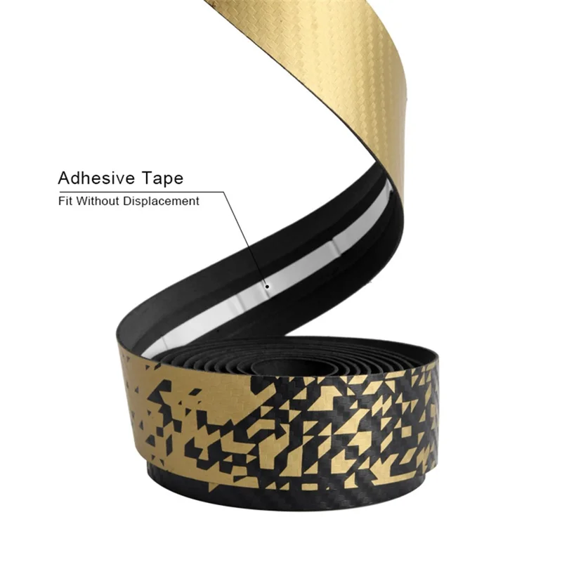 RIDERACE RR9256 2Pcs Road Bike Bar Tape PU Leather + EVA Shock Absorption Bicycle Handlebar Tape - Dark Red