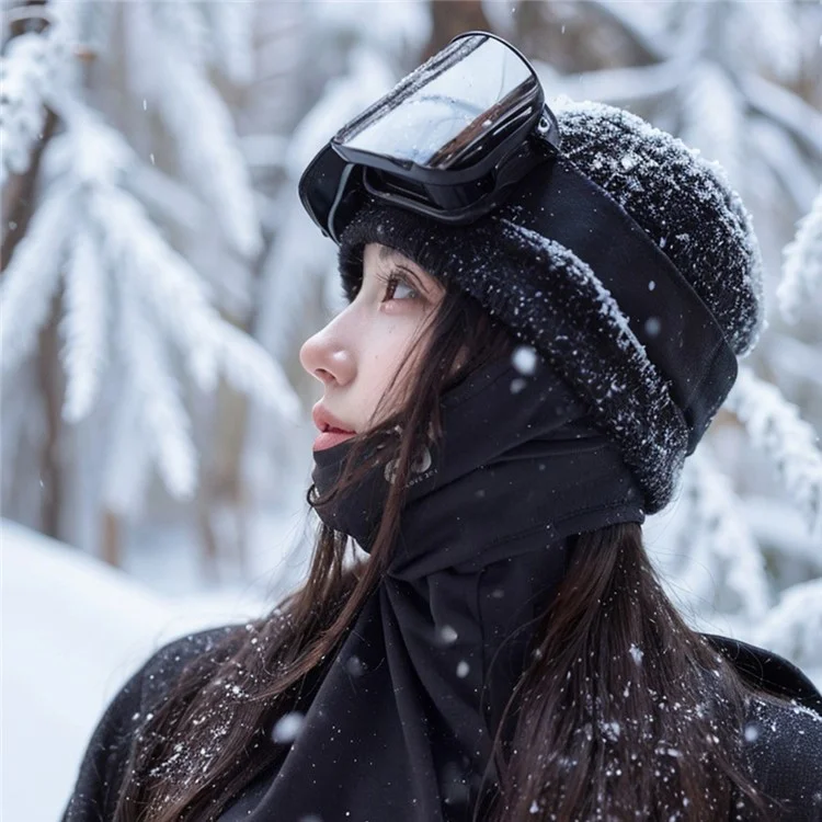 GOLOVEJOY DTJ52 Dual Opening Winter Ski Face Mask Quick-Dry Windproof Warm Headgear for Outdoor Cycling