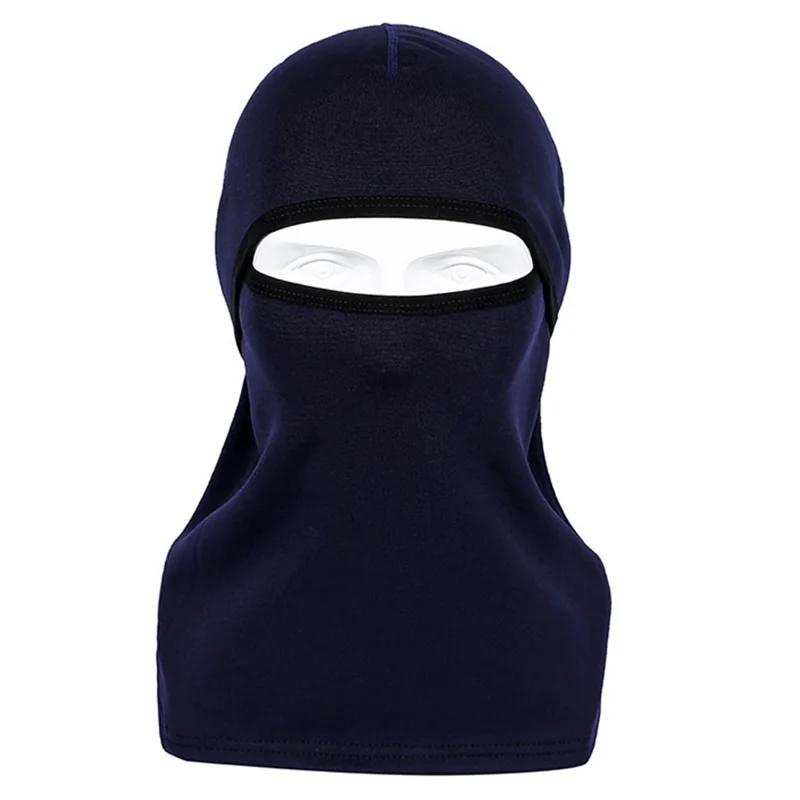 Winter Warm Balaclava Mask Bike Motorcycle Face Neck Cover Windproof Headwear - Navy Blue