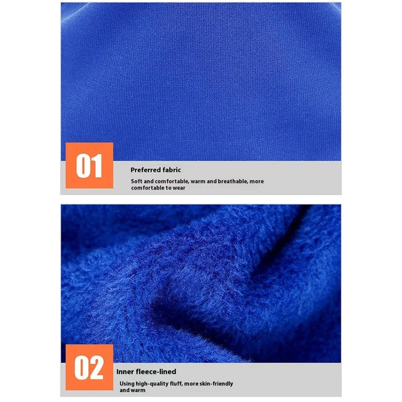 Winter Warm Balaclava Mask Bike Motorcycle Face Neck Cover Windproof Headwear - Navy Blue