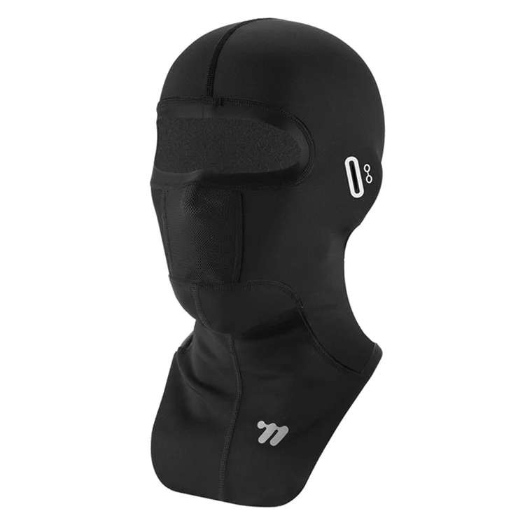 WEST BIKING YP0201441 Cobertura facial e de pescoço de inverno para ciclismo, com orifício para óculos - Preto