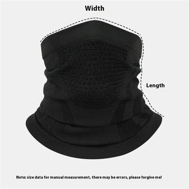 Breathing Hole Cycling Mask Ski Sports Neck Cover Motorcycle Windproof Warm Neckband - Red