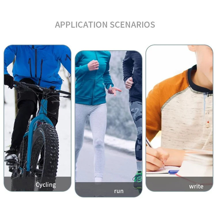 1 Pair Warm Half-finger Gloves Students Writing Cold Weather Protection Anti Arthritis Gloves - Apricot