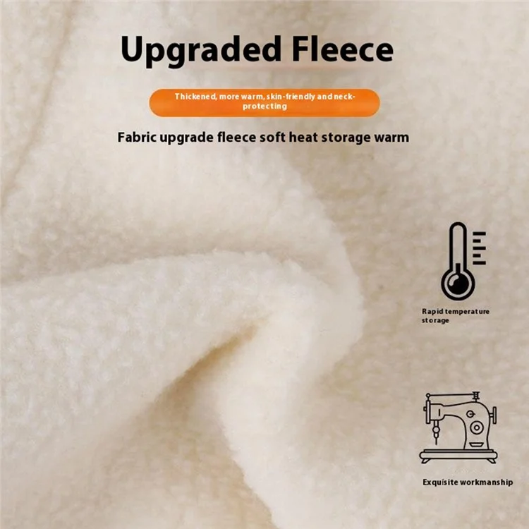 M-2458 Multipurpose Polar Fleece Thermal Balaclava Snood Face Mask Windproof Neck Warmer Hood - Black+Blue