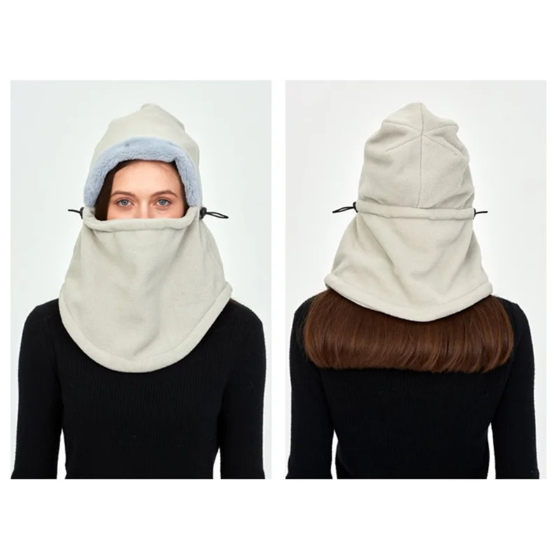 M-2460 Winter Polar Fleece Balaclava Snood Outdoor Skiing Thermal Windproof Face Mask Neck Gaiter