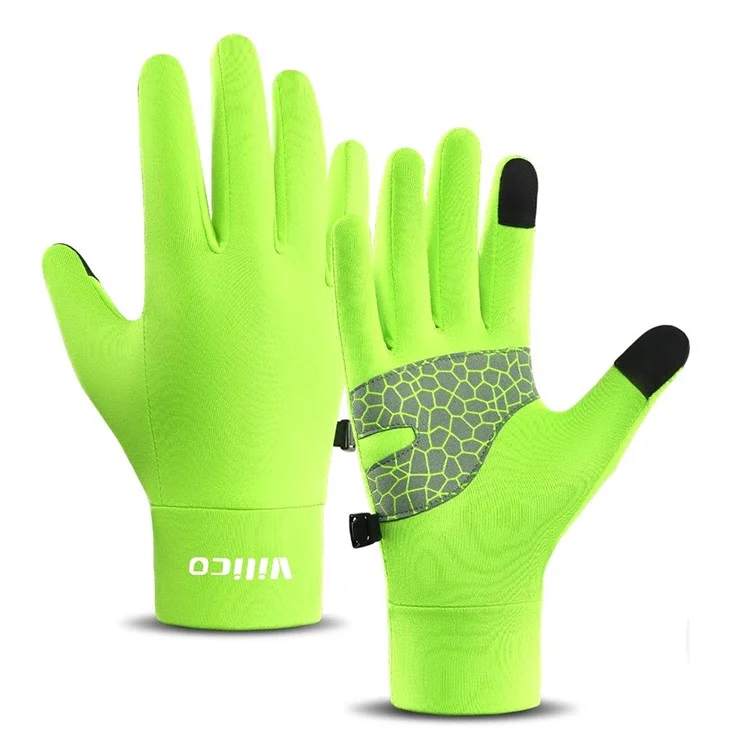 Vilico Thin Touchscreen Cycling Gloves S / M Warm Knit Sports Gloves for Outdoor Running Winter Use