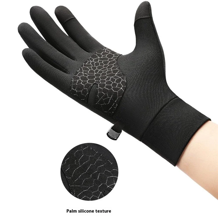 Vilico Thin Touchscreen Cycling Gloves S / M Warm Knit Sports Gloves for Outdoor Running Winter Use