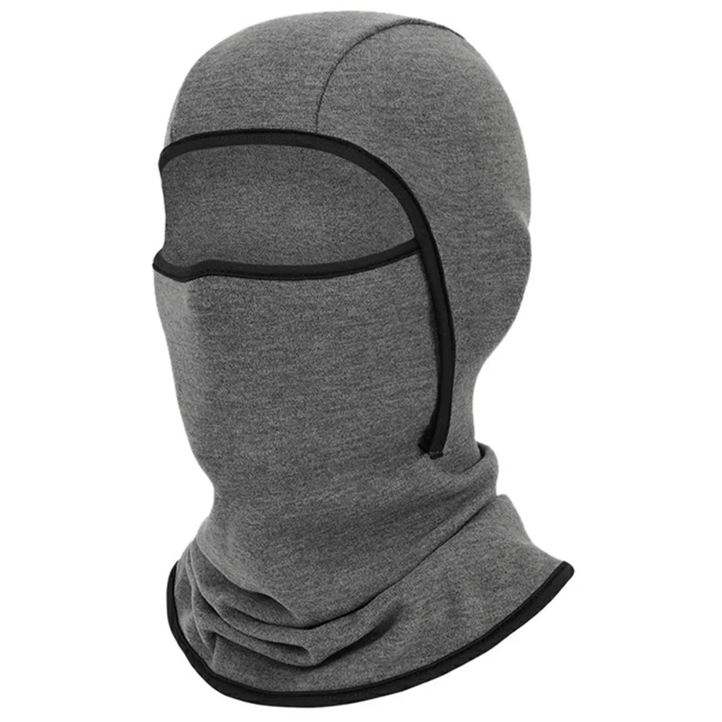 Ski Mask Cycling Sports Balaclava Warm Neck Gaiter Headwear, Adult Size: 38.5x27cm - Dark Grey