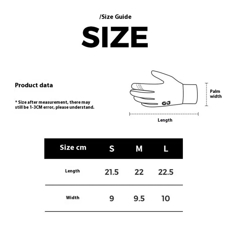 GOLOVEJOY DB74 Winter Outdoor Sports Fleece Lined Gloves Non Slip Touch Screen Mittens Size M - Black