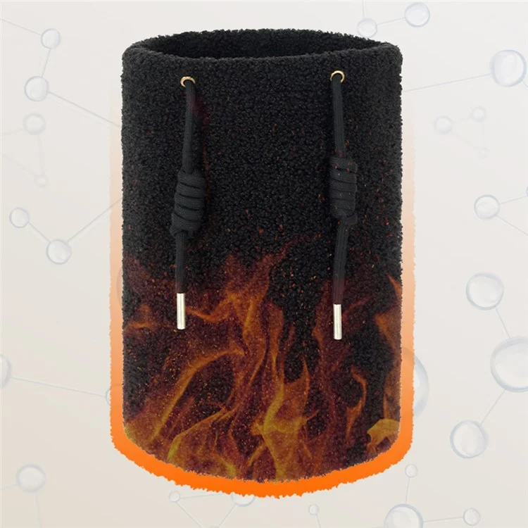 Für den Outdoor-Sport, Winterwärmenacken-Gamasche, Multifunktions-Radfahrgesichtsmaske mit Zugschnur - Hellgrau