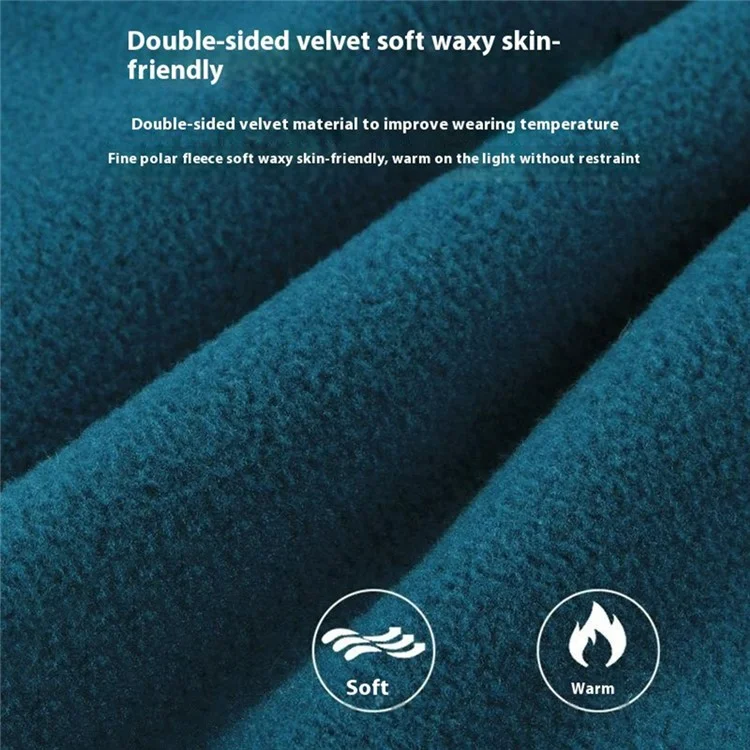 Maschera termica antivento da sci all'aperto in pile polare balaclava snood collo - Caramello