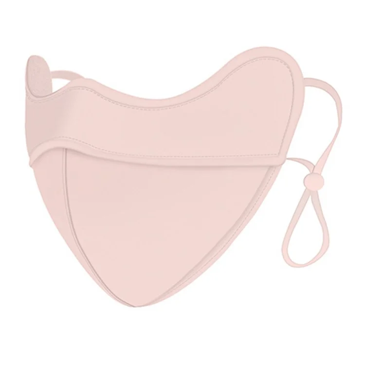 Maschera facciale invernale da donna in pile caldo 3D, antivento, per attività all'aperto - Rosa