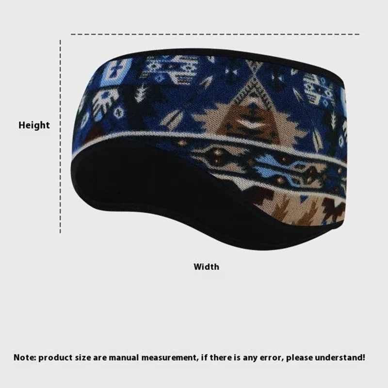 Outdoor Cycling Running Winter Imitation Cashmere Ear Warmer Headband for Men Women - Style 3
