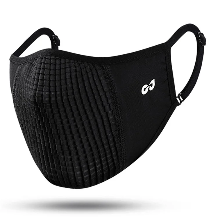 GOLOVEJOY XKZ65 Sun Protection Summer Face Mask Breathable Ice Silk Cycling Mask - Black
