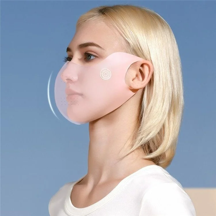GOLOVEJOY XKZ58 Petit Masque Respirant de Protection UV avec Protège-Coin d'Œil pour l'Été - Noir