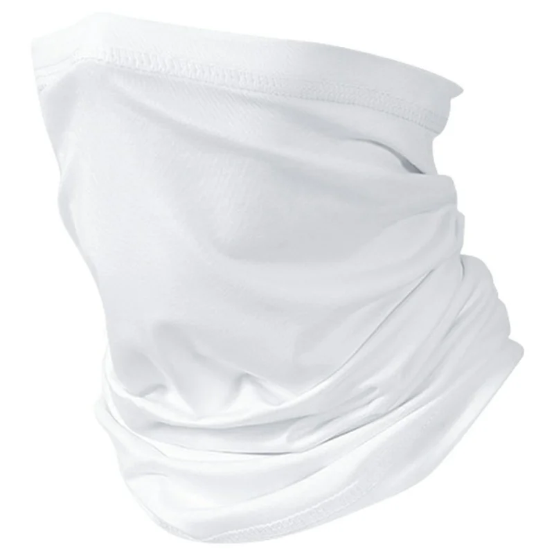 GOLOVEJOY XTJ141 Summer Cycling Full Cover Face Mask Outdoor UV Protection Neck Gaiter for Men Women - White