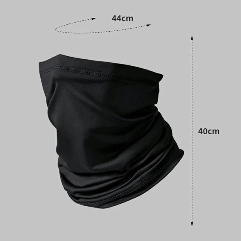GOLOVEJOY XTJ141 Summer Cycling Full Cover Face Mask Outdoor UV Protection Neck Gaiter for Men Women - White