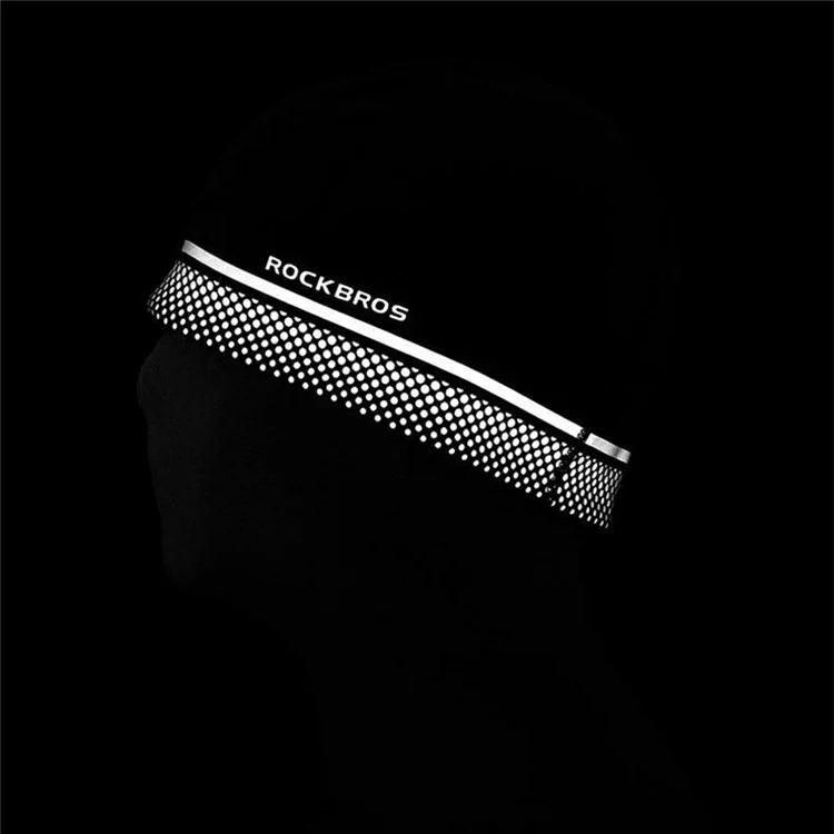 ROCKBROS Winter Cycling Cap Ear Warmer Headcover Outdoor Sports Windproof Fleece Bike Hat - Black