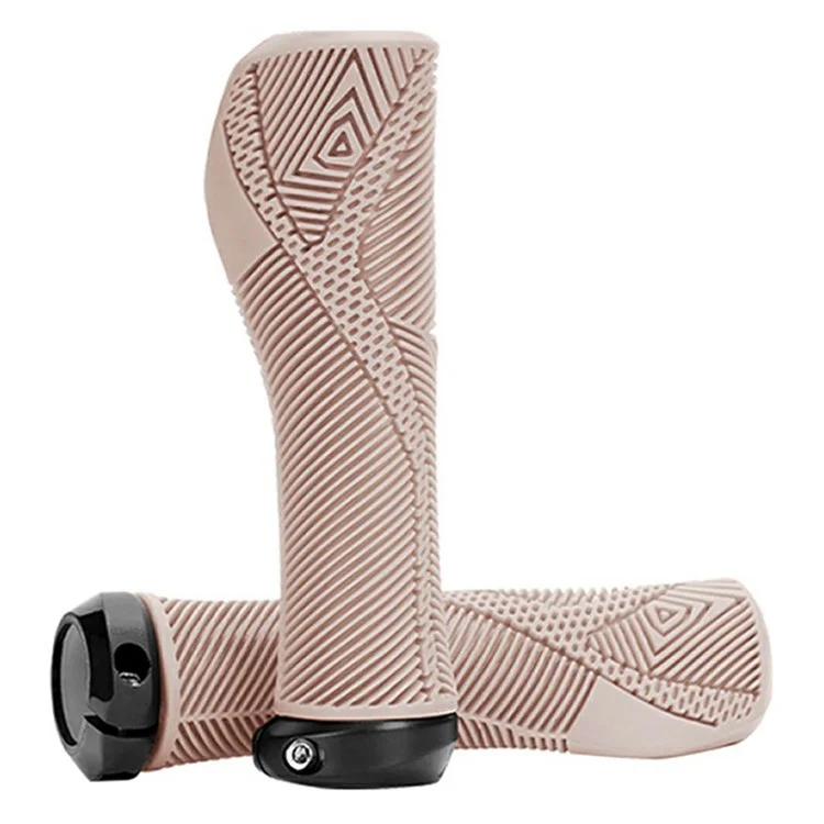 ENLEE E22145 1 Pair Mountain Bike Handlebar Grips Anti Slip Shock Absorbing Bicycle Handle Cover - Pink