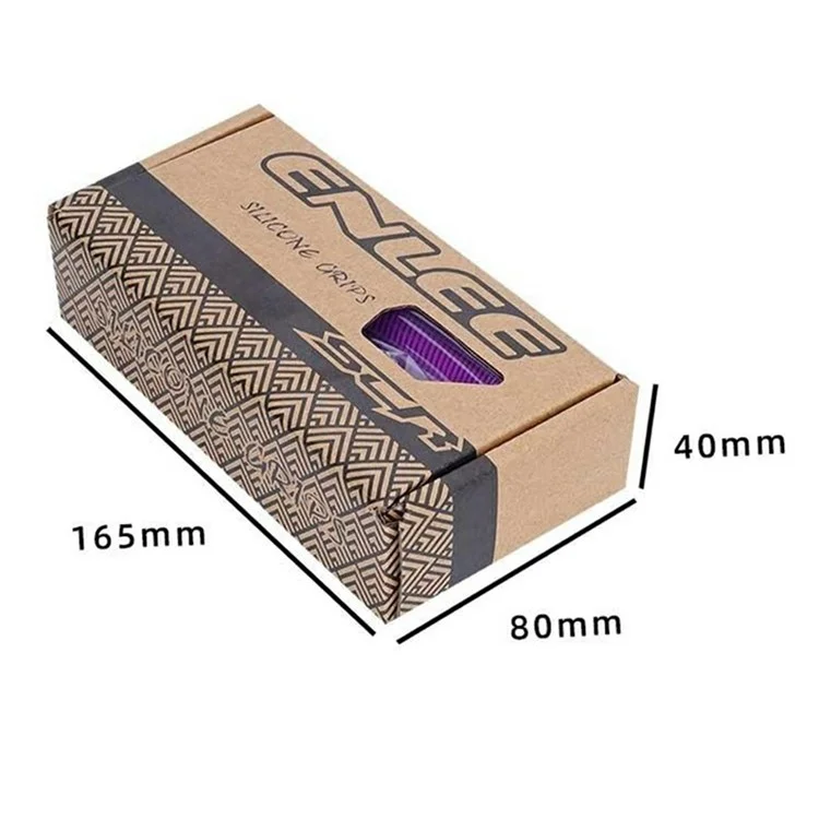 ENLEE E22145 1 Pair Mountain Bike Handlebar Grips Anti Slip Shock Absorbing Bicycle Handle Cover - Pink