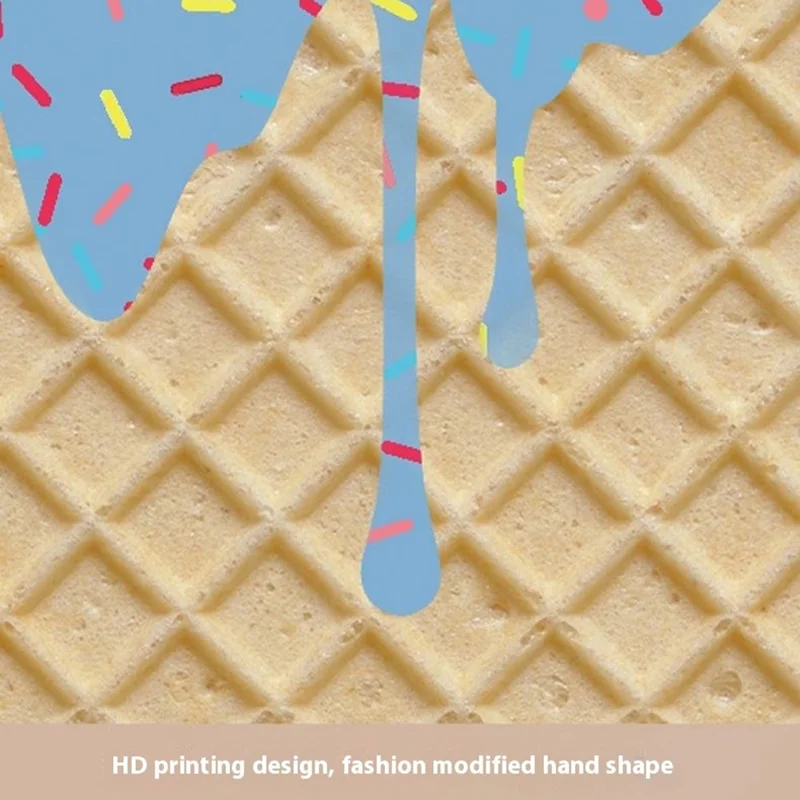 1 Pair Size S Ice Cream Compression Sun Protection Arm Sleeves Cooling Arm Guards for 4-7 Years Children - HFBXT-012