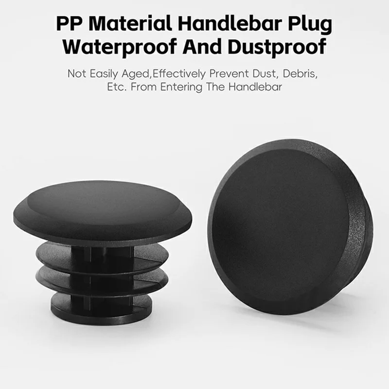 WEST BIKING YP0804084 1 Par de Punhos de Guidão de Bicicleta Absorventes de Choque Antiderrapantes MTB Bike Lock-On - Preto