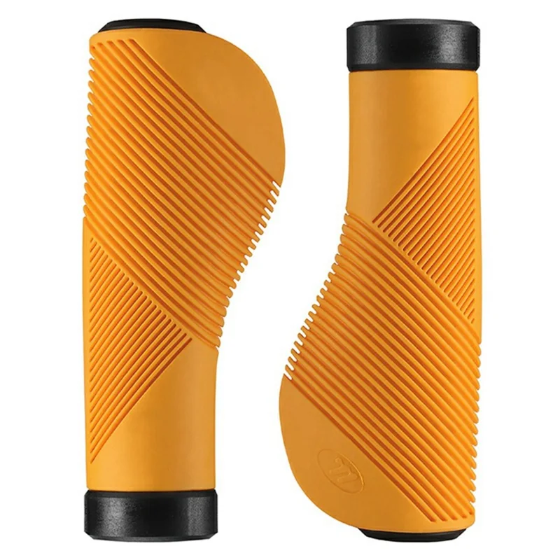 WEST BIKING YP0804084 1 Pair Bicycle Handlebar Grips Shock Absorbing Anti Slip MTB Bike Lock-On Grips - Yellow